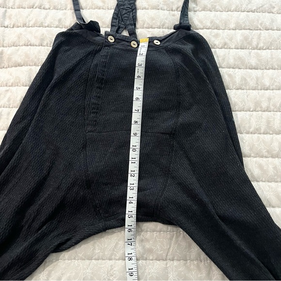 Free People Black and Cream Jumpsuit - Picture 11 of 12